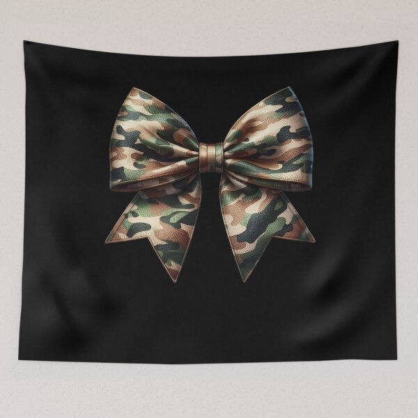 Item preview,  Camouflage Old Camo Bow Camo Coquette Bow Hunting Women Girl designed and sold by varioarts.