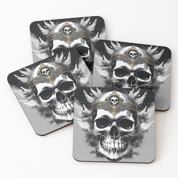 Item preview, "Majestic Skull with Angel Wings – Gothic Fantasy Art" designed and sold by MetalKrane.