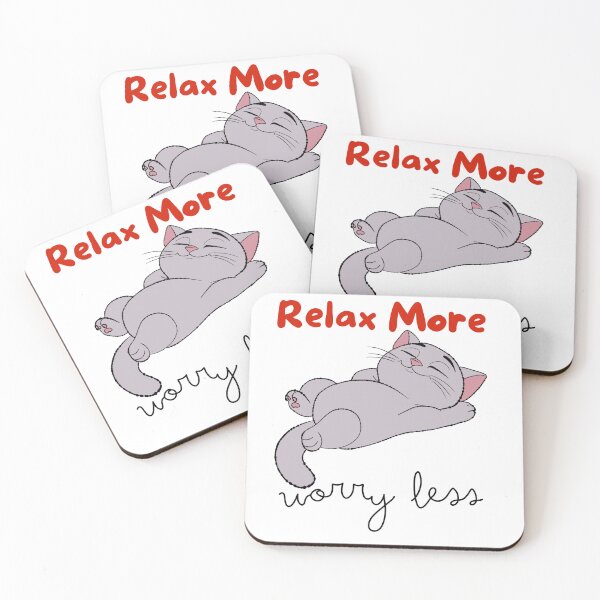 Item preview, Relax More, Worry Less designed and sold by graphicgrain.