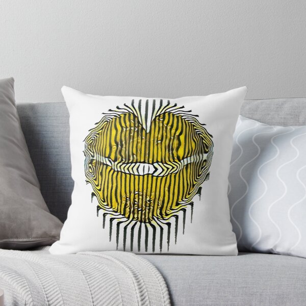 Item preview, Yellow Lips and Stripes designed and sold by mittie101.
