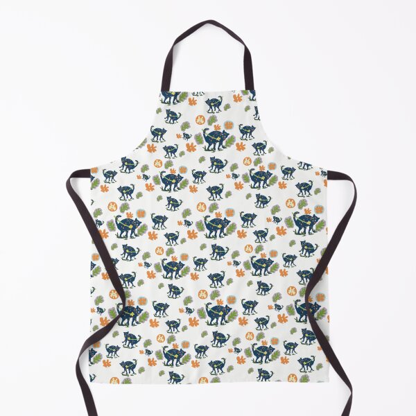 Item preview, Cat and flowers pattern designed and sold by LUJI PATTERN ATELIER .