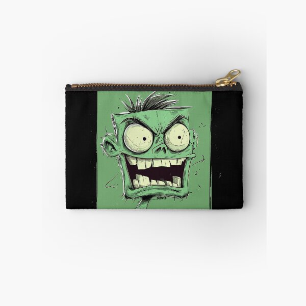 Item preview, Green Zombie Cartoon Horror Face designed and sold by shafranietz.