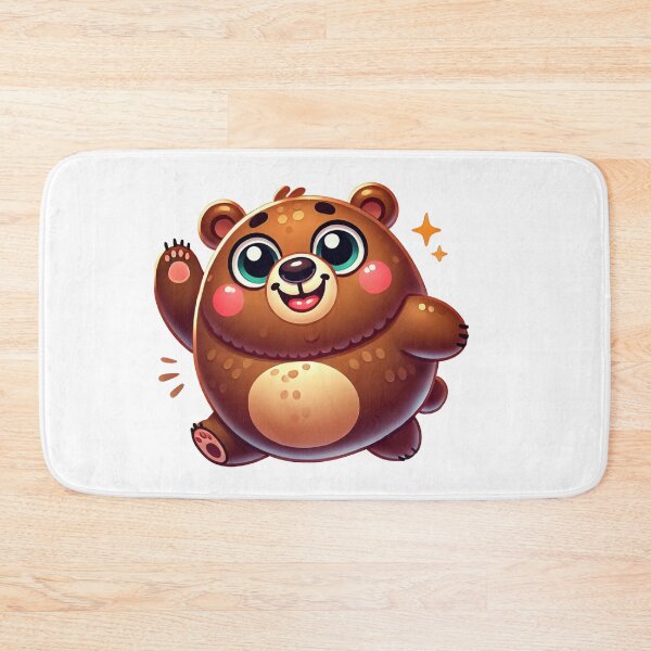 Item preview, Hello Cute Funny Brown Bears designed and sold by pinkycherry.