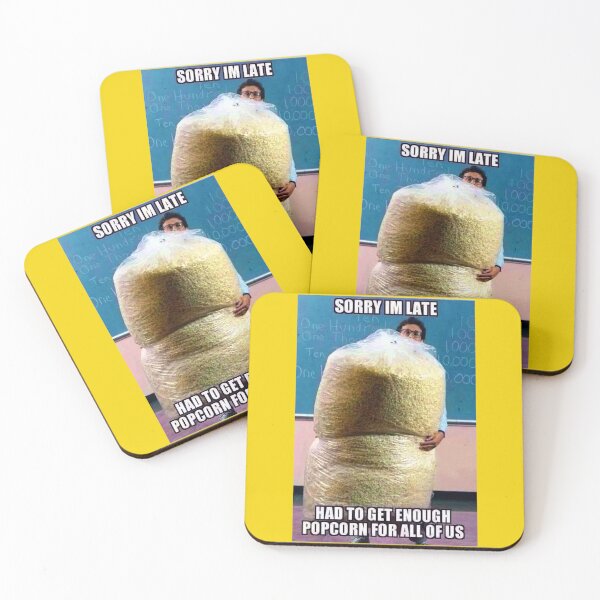 Item preview, Funny Popcorn Meme - Perfect for Movie Lovers "Had to get enough popcorn!" designed and sold by Earth Nature Creations.