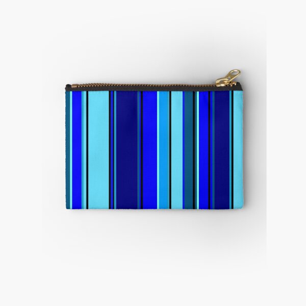 Item preview, Blue barcode vertical lines pattern  designed and sold by Stefrait-7.