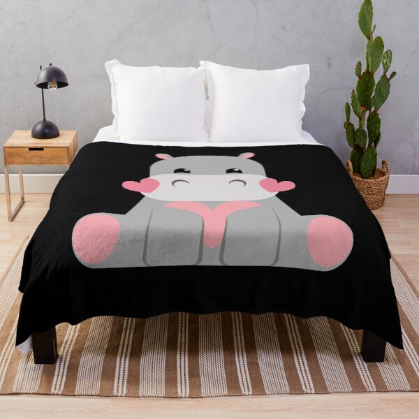 Aperçu de l'œuvre Mignon Hippo Hippos Enfants créée et vendue par MooonTees.