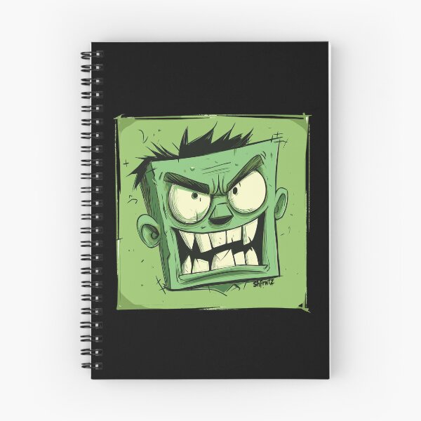 Item preview, Green Zombie Cartoon Horror Face designed and sold by shafranietz.