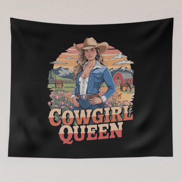 Item preview, Cowgirl queen - Cowgirl story - Cowgirls vibe - Cowgirls up - Cowgirl expressions designed and sold by JansenGS.
