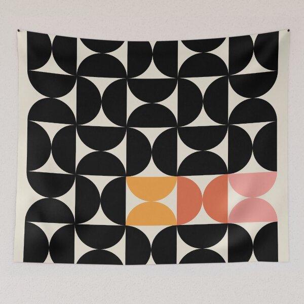 Item preview, Bauhaus Poster Pattern Blush Pink designed and sold by lukassfr.