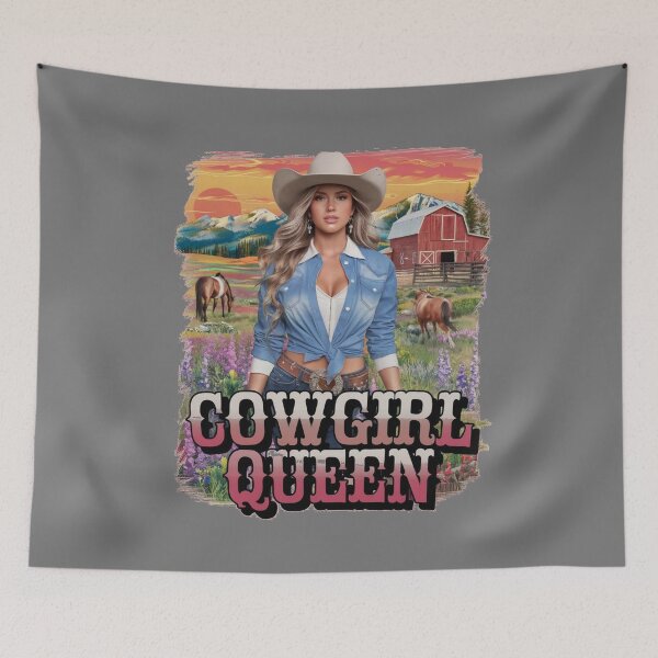Item preview, Cowgirl queen - Cowgirl story - Cowgirls vibe - Cowgirls up - Cowgirl expressions designed and sold by JansenGS.