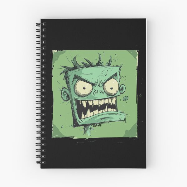 Item preview, Green Zombie Cartoon Horror Face designed and sold by shafranietz.