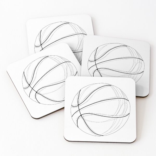 Item preview, Minimalist Line - Basketball designed and sold by KootenayDesigns.
