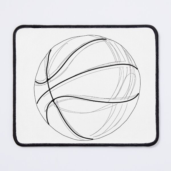 Item preview, Minimalist Line - Basketball designed and sold by KootenayDesigns.