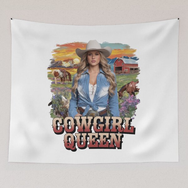 Item preview, Cowgirl queen - Cowgirl story - Cowgirls vibe - Cowgirls up - Cowgirl expressions designed and sold by JansenGS.