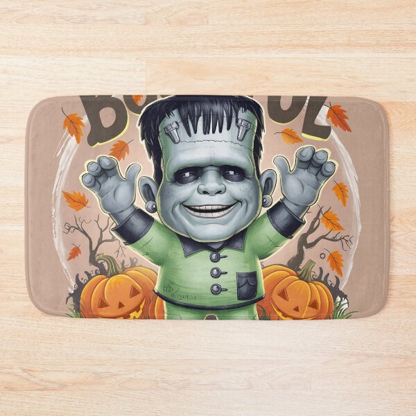 Item preview, Bootiful Frankenstein and pumpkin Monster : Fun and Playful Halloween Design designed and sold by KennerTH.