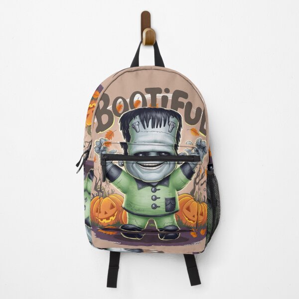 Item preview, Bootiful Frankenstein and pumpkin Monster : Fun and Playful Halloween Design designed and sold by KennerTH.