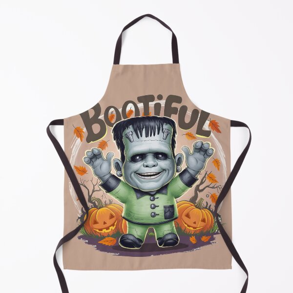 Item preview, Bootiful Frankenstein and pumpkin Monster : Fun and Playful Halloween Design designed and sold by KennerTH.