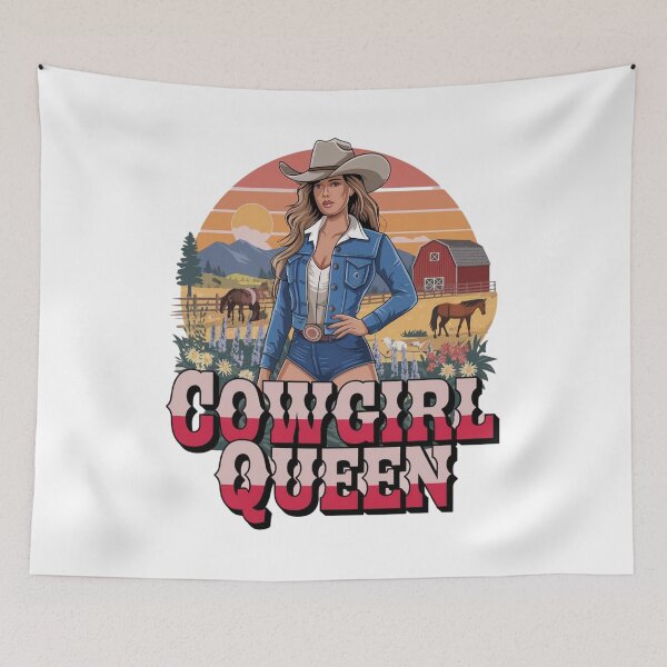 Item preview, Cowgirl queen - Cowgirl story - Cowgirls vibe - Cowgirls up - Cowgirl expressions designed and sold by JansenGS.