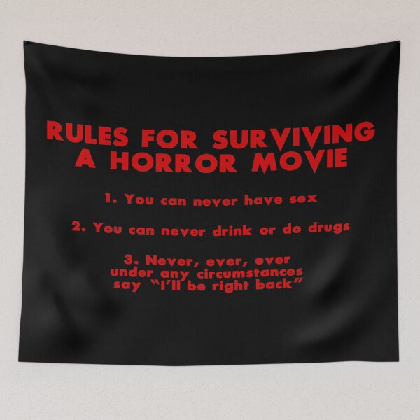 Item preview, Rules for Surviving a Horror Movie designed and sold by georgiegammack.