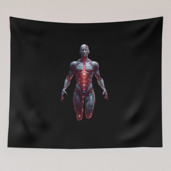Item preview,  Futuristic Cybernetic Humanoid designed and sold by IllumeInk.