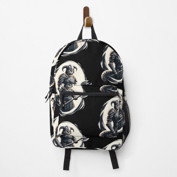 Item preview, Viking Warrior Cat Fantasy Art designed and sold by IllumeInk.