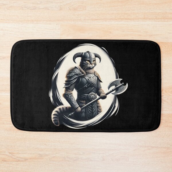 Item preview,  Viking Warrior Cat Fantasy Art designed and sold by IllumeInk.