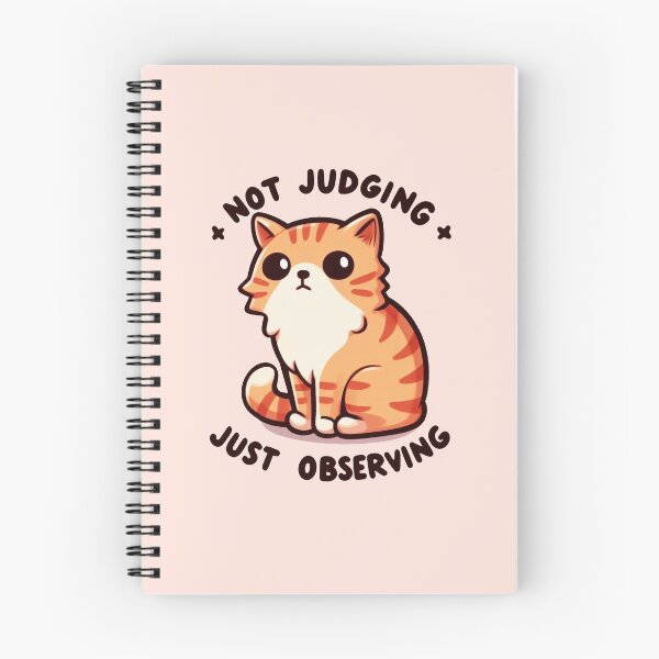 Artikelvorschau, Kawaii Tabby Cat Seitenauge urteilt nicht, beobachtet nur entworfen und verkauft von StylishDesigns_ByJohn.