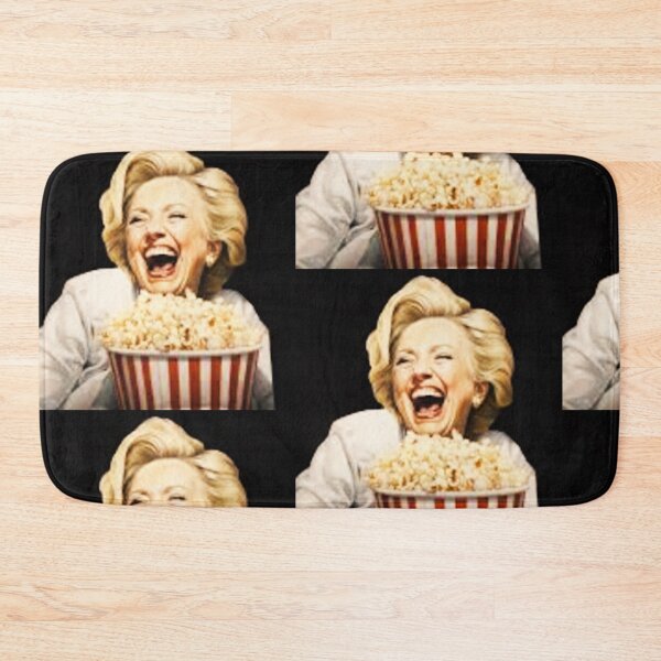 Item preview, Hillary Clinton Eating Popcorn Meme | Funny Political Humor designed and sold by Earth Nature Creations.
