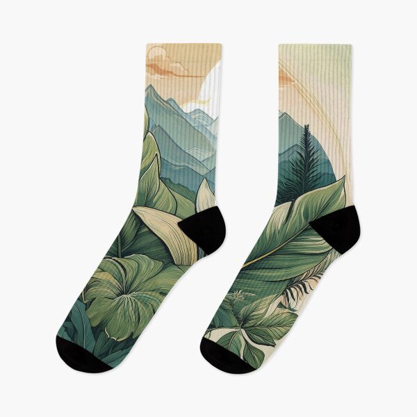 Item preview, Mountain Botanical Nature Artwork designed and sold by RaiyaTees.