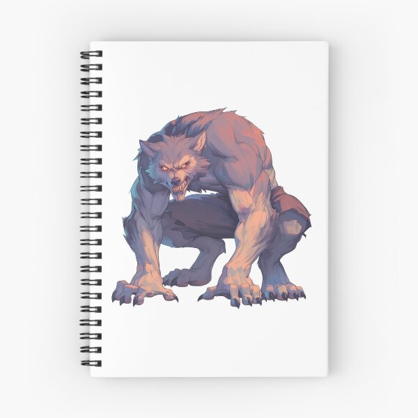 Item preview, Dangerous Feral Werewolf designed and sold by BadOmenStickers.