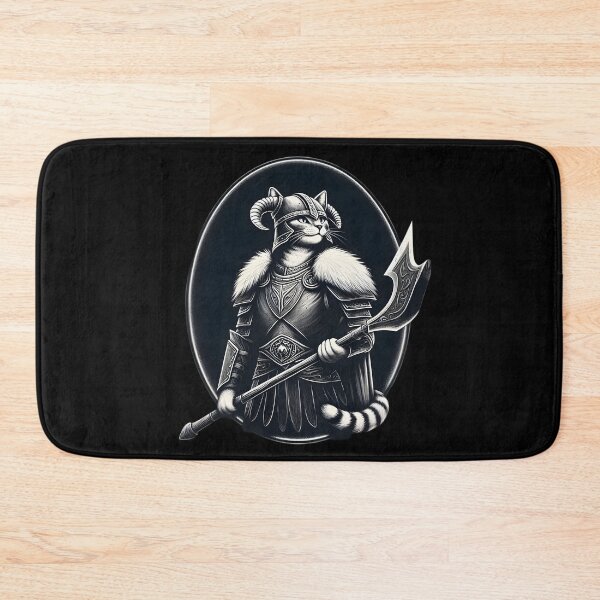 Item preview,  Viking Warrior Cat in Armor designed and sold by IllumeInk.