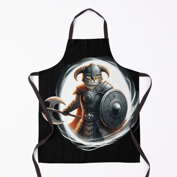Item preview,  Viking Warrior Cat Fantasy Artwork designed and sold by IllumeInk.