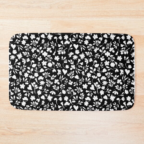 Item preview, Little Flowers design, black and white flower design designed and sold by creative555.