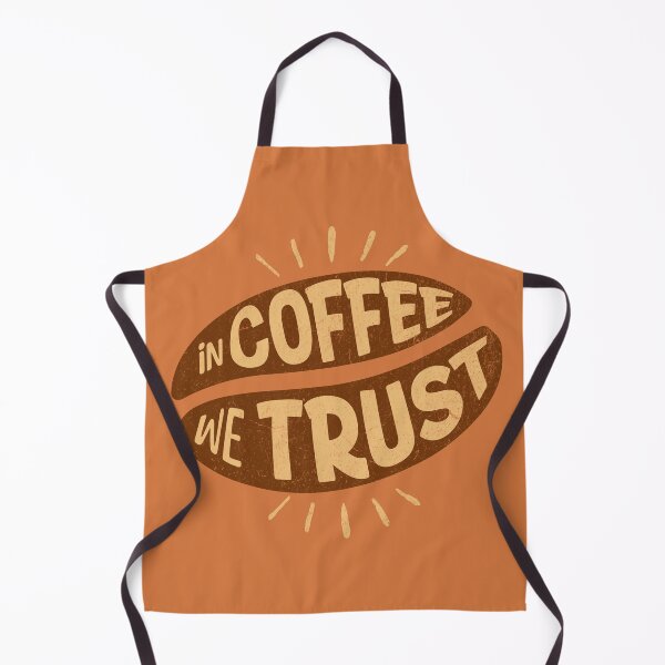 Item preview, In Coffee We Trust - Funny Coffee Quote for Caffeine Lovers designed and sold by PricklyBearArt.