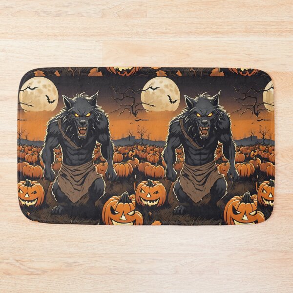 Item preview, Howl-oween is here! Our werewolf is ready to gather some pumpkins designed and sold by Pigmentra.