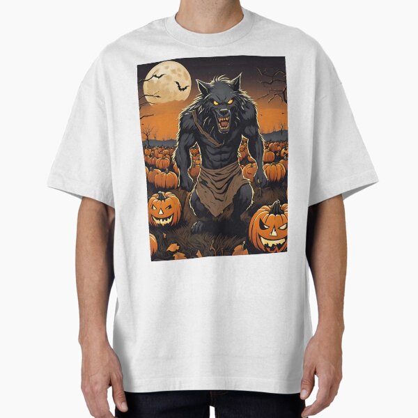 Item preview, Howl-oween is here! Our werewolf is ready to gather some pumpkins designed and sold by Pigmentra.