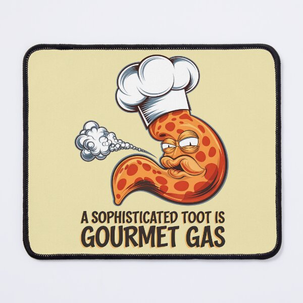 Item preview, A Sophisticated Toot Is Gourmet Gas Funny Fart Joke designed and sold by TheArtOfPat.