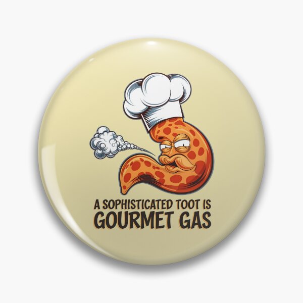 Item preview, A Sophisticated Toot Is Gourmet Gas Funny Fart Joke designed and sold by TheArtOfPat.