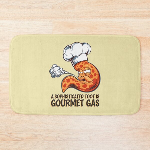 Item preview, A Sophisticated Toot Is Gourmet Gas Funny Fart Joke designed and sold by TheArtOfPat.