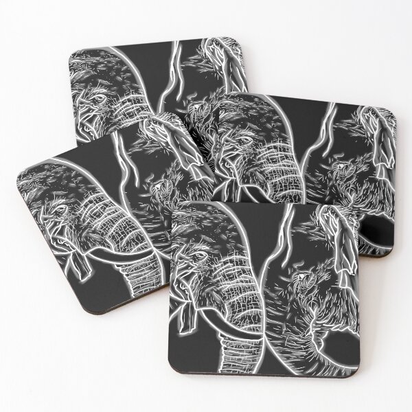 Item preview, dark animals 01 designed and sold by stamp2U.