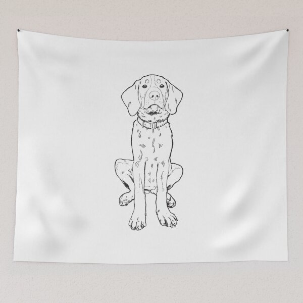 Item preview, Cute doggie portrait Lineart  designed and sold by Hadventure24.