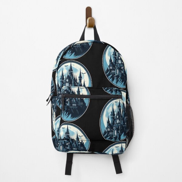 Item preview, Gothic Castle Under Full Moon designed and sold by IllumeInk.