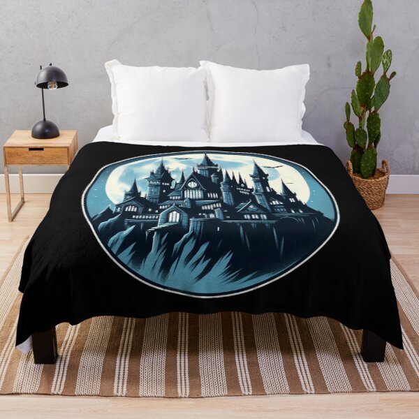 Item preview,  Gothic Castle Under Full Moon designed and sold by IllumeInk.