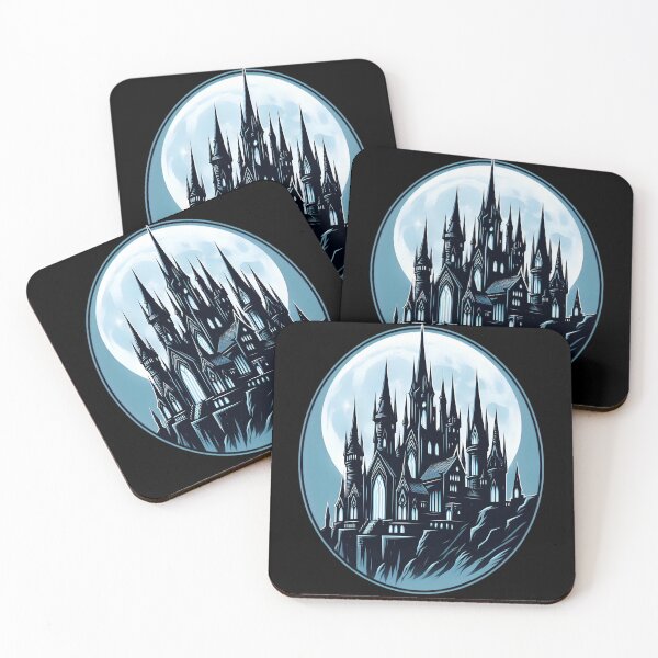 Item preview,  Gothic Moonlit Castle Illustration designed and sold by IllumeInk.