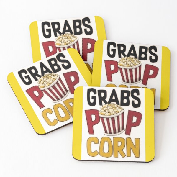Item preview, Grabs Popcorn - Popcorn Meme - Perfect for Movie Lovers and Snack Enthusiasts designed and sold by Earth Nature Creations.