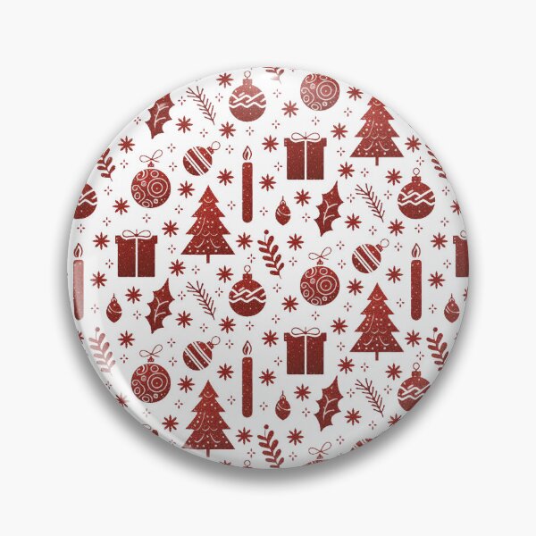 Item preview, Glittery Red Christmas Pattern designed and sold by Lisetta Collection.