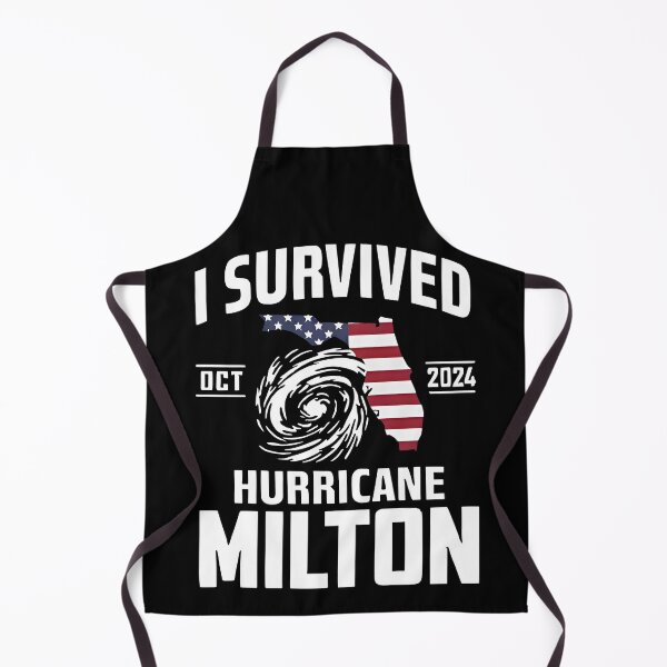 Aperçu de l'œuvre J'ai survécu à l'ouragan Milton 2024, survivant de l'ouragan Milton créée et vendue par SaboCollita.