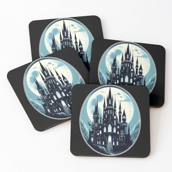 Item preview,  Gothic Castle under Full Moon designed and sold by IllumeInk.