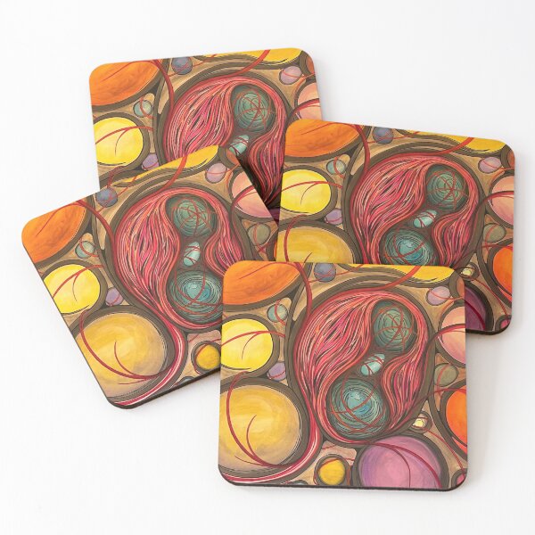 Item preview, Gouache on paper "Connected" designed and sold by Artbyloribeck.