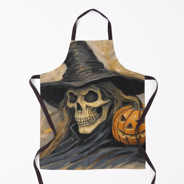 Item preview, Skeleton Witch with Pumpkin designed and sold by MarkLines.